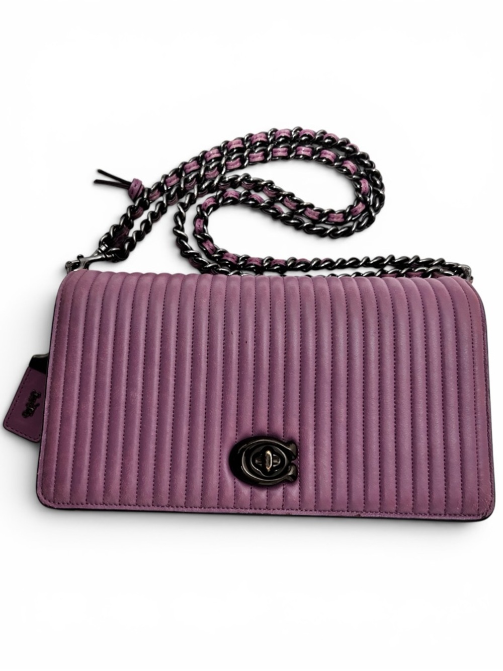 COACH 1941 Quilted Nappa Leather Dinky in Primrose